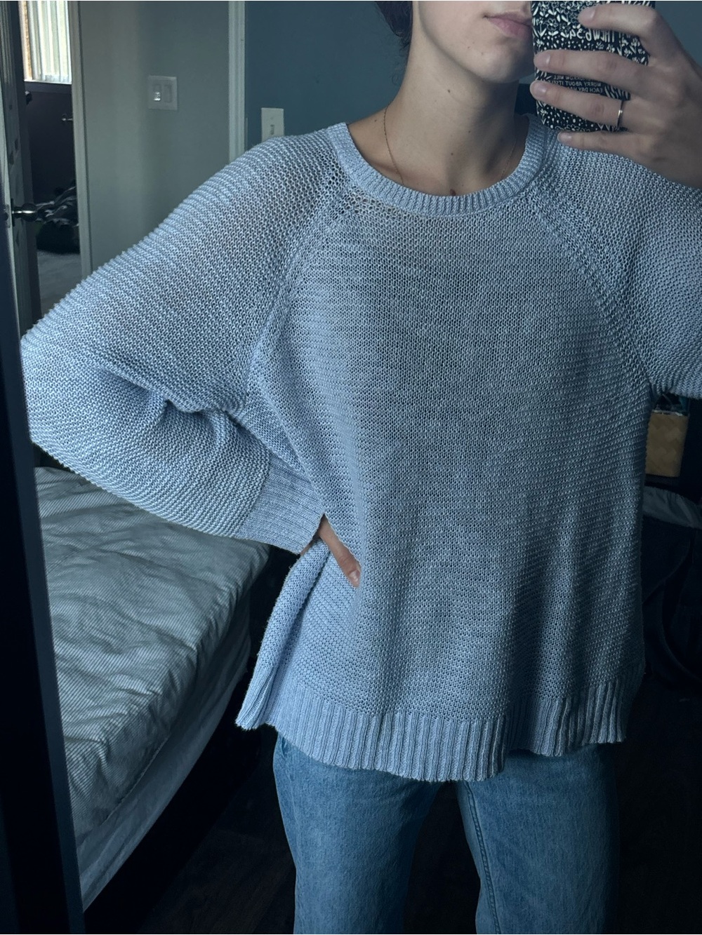 Eileen Fisher light blue sweater size S